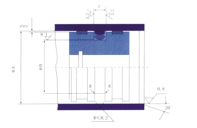 F4-青銅復合材料耐磨帶