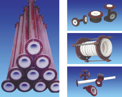 鋼襯聚四氟乙烯、聚丙烯復(fù)合管、管件